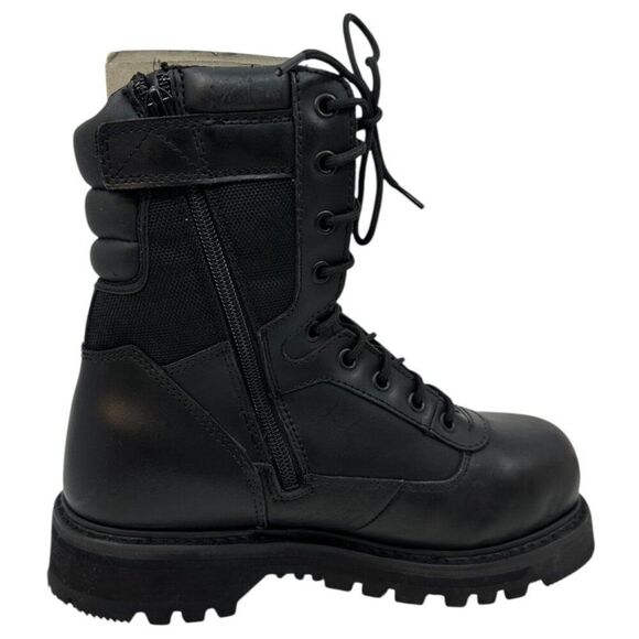 Bates Mens Sz.5 EX WIDE 8" Tactical Black Boots With Side Zipper E02340 Unisex - Picture 11 of 16